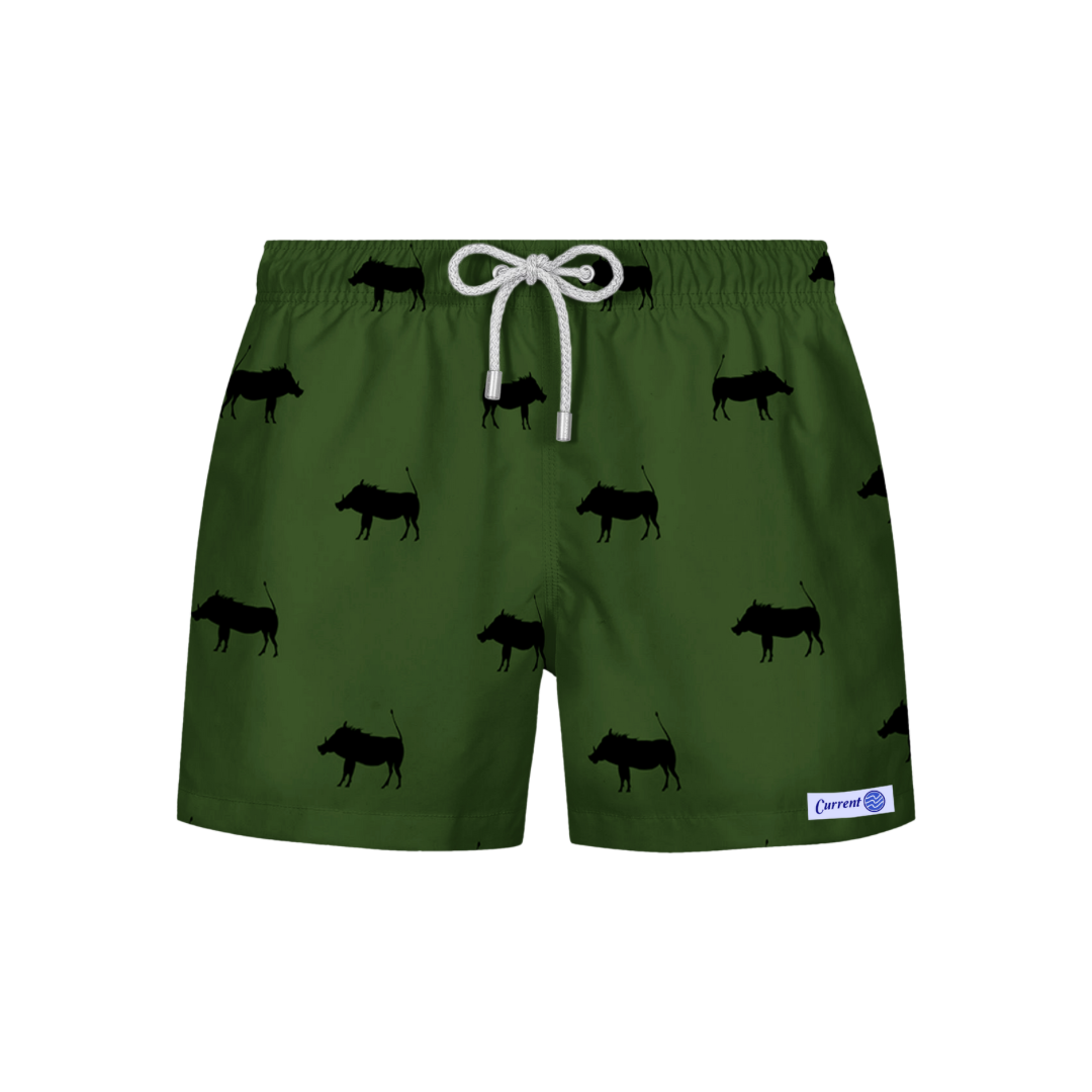 Green Warthog Shorts